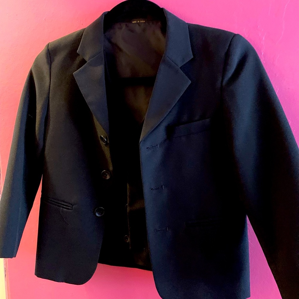 dress jacket and waistcoat